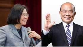 民調,民進黨,蘇貞昌,蔡英文,總統,國民黨 圖/資料照