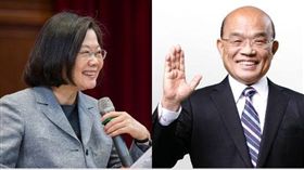 民調,民進黨,蘇貞昌,蔡英文,總統,國民黨 圖/資料照