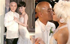 張衛健與老婆張茜。微博