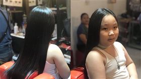 背殺,泰國,癌症,幫忙,愛心,留髮,剪髮,癌友,化療,落髮,信心,男童,護髮 圖／翻攝自臉書