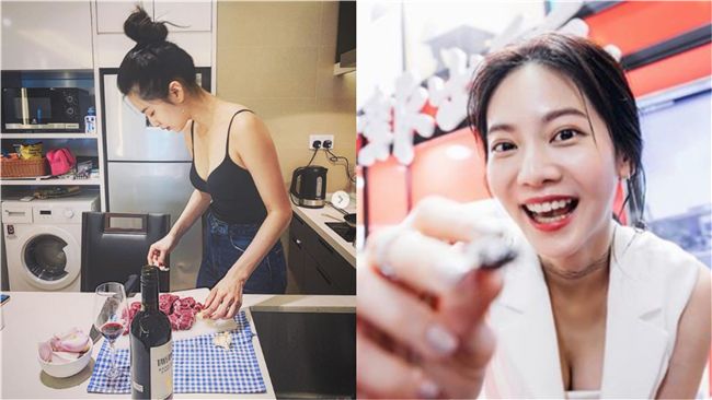 化身火辣廚娘！曾之喬深V雪乳引暴動