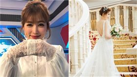 葉映彤分享結婚當天的美照。（圖／臉書）