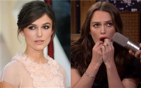 綺拉奈特莉在12日的《吉米秀》表演「用牙齒演奏」。YouTube