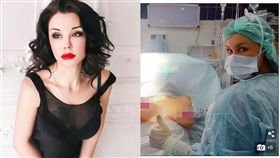 隆胸卻乳房穿孔流膿，整形女怪醫遭通緝。（圖／翻攝自每日郵報）