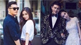 黃曉明、Angelababy。（圖／微博）