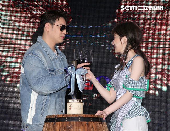 王心凌、潘瑋柏出席2019 hito流行音樂獎頒獎典禮啟動儀式記者會。〈開車不喝酒〉（記者邱榮吉/攝影）