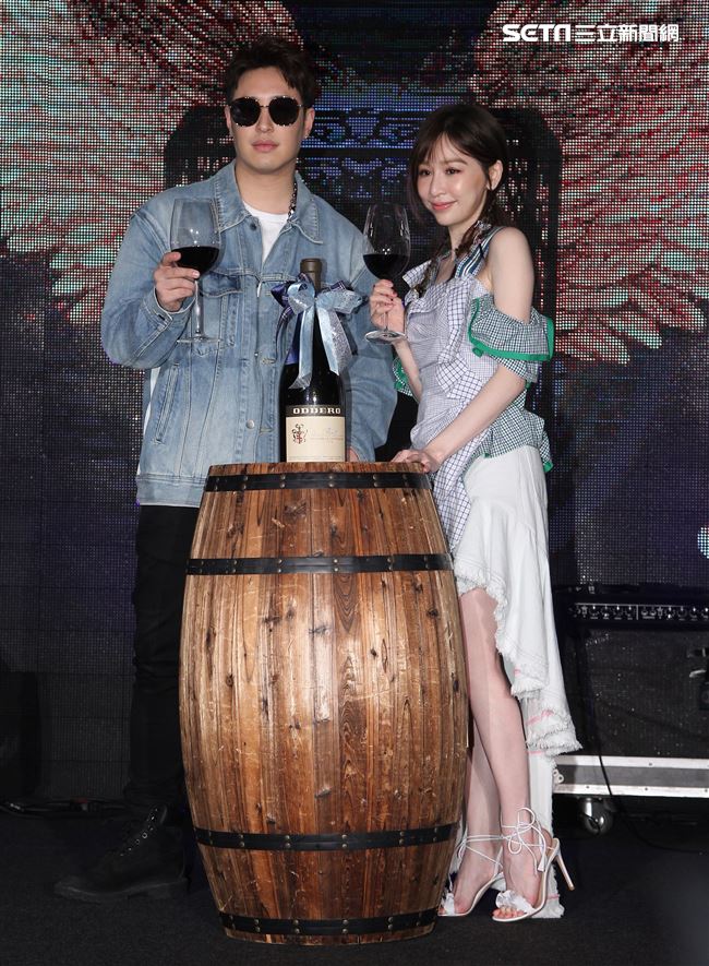 王心凌、潘瑋柏出席2019 hito流行音樂獎頒獎典禮啟動儀式記者會。〈開車不喝酒〉（記者邱榮吉/攝影）