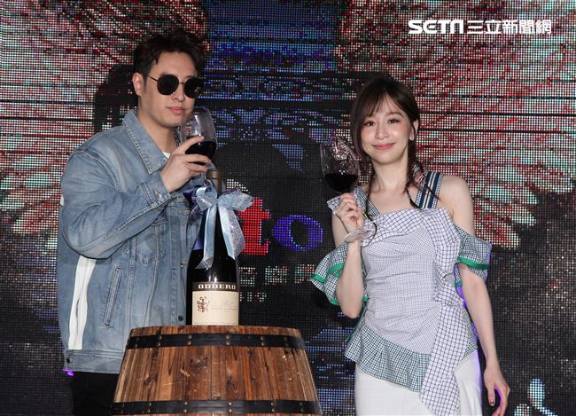 王心凌、潘瑋柏出席2019 hito流行音樂獎頒獎典禮啟動儀式記者會。〈開車不喝酒〉（記者邱榮吉/攝影）