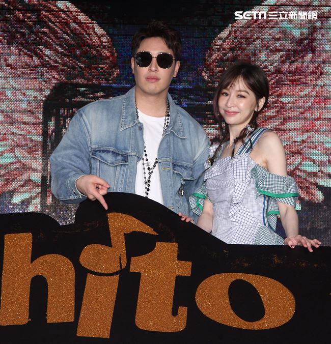 王心凌、潘瑋柏出席2019 hito流行音樂獎頒獎典禮啟動儀式記者會。（記者邱榮吉/攝影）