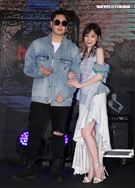 王心凌、潘瑋柏出席2019 hito流行音樂獎頒獎典禮啟動儀式記者會。（記者邱榮吉/攝影）