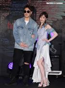 王心凌、潘瑋柏出席2019 hito流行音樂獎頒獎典禮啟動儀式記者會。（記者邱榮吉/攝影）