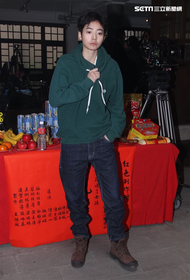 「花咲了女孩」主角謝沛恩。（記者邱榮吉/攝影）