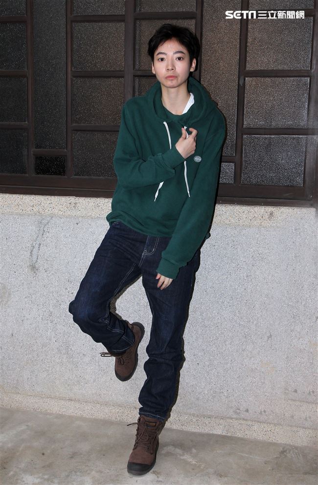 「花咲了女孩」主角謝沛恩。（記者邱榮吉/攝影）