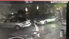 新北市,八里,渡船頭,砍人,看夜景，翻攝畫面