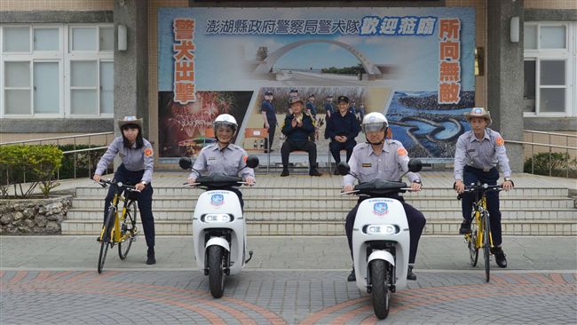 澎湖旅遊季來臨　觀光警察緝毒犬執勤