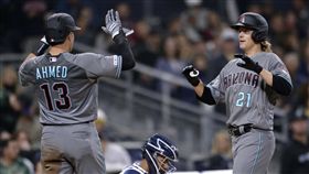 Zack Greinke強投豪打。（圖／美聯社／達志影像）