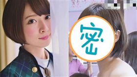 日本賞櫻民眾，撞臉橋本奈奈未。（圖／翻攝自kazu110192推特、akbtown）