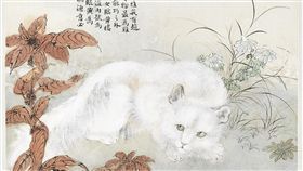 今年適逢書畫家張大千120歲冥誕，國立故宮博物院4月起推出「巨匠的剪影—張大千120歲紀念大展」，除精選張大千各時期代表作品，也展出張大千母親曾友貞傳世畫作「耄蝶圖」等。（國立故宮博物院提供）中央社記者鄭景雯傳真　108年3月30日