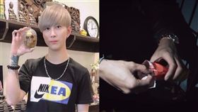 網紅「未來男友Liann」與國王KING、教頭跑到火葬場附近拍影片。