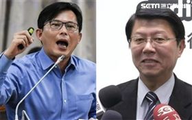 黃國昌,謝龍介（合成圖／資料照）