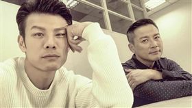 陳志強與江宏傑在《炮仔聲》飾演同學，畢業校名公開笑翻網友。（圖／翻攝自臉書）