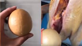 （圖／翻攝自搜狐視頻）中國,四川,母雞,雞寶,膽囊結石