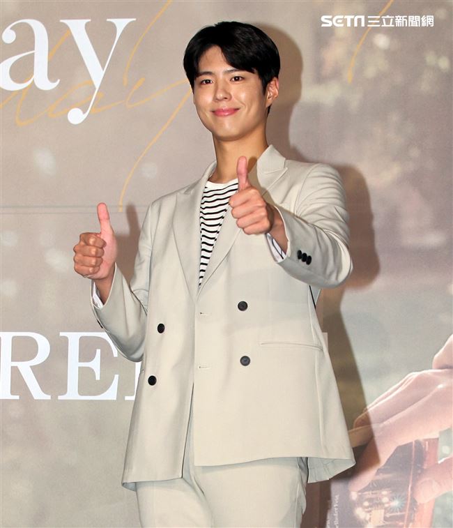 南韓演員朴寶劍三度舉辦台灣見面會，要陪伴所有粉絲共度一個難忘的「Good Day」。（記者邱榮吉/攝影）