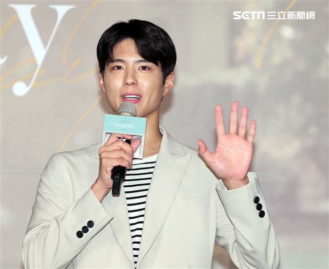南韓演員朴寶劍三度舉辦台灣見面會，要陪伴所有粉絲共度一個難忘的「Good Day」。（記者邱榮吉/攝影）