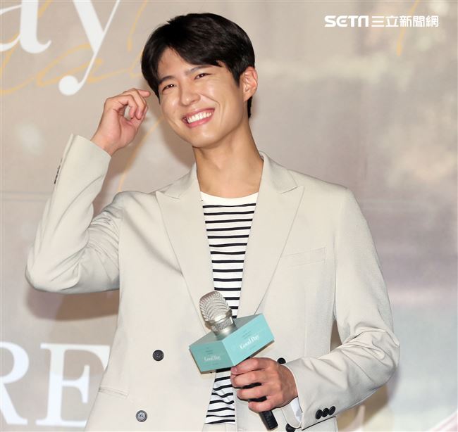 南韓演員朴寶劍三度舉辦台灣見面會，要陪伴所有粉絲共度一個難忘的「Good Day」。（記者邱榮吉/攝影）