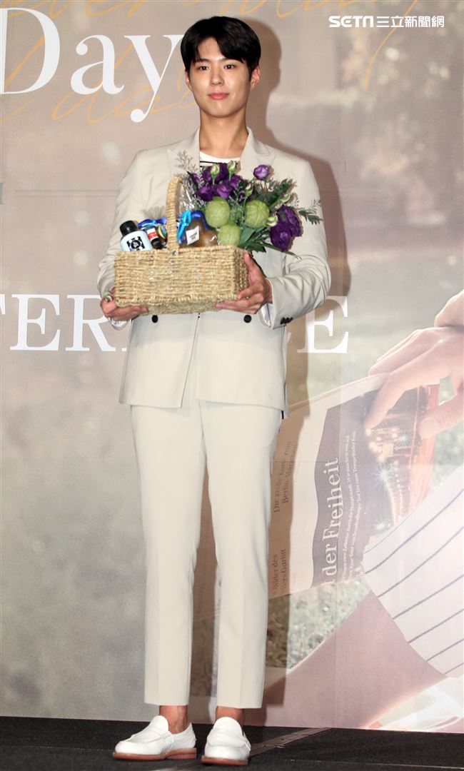 南韓演員朴寶劍三度舉辦台灣見面會，要陪伴所有粉絲共度一個難忘的「Good Day」。（記者邱榮吉/攝影）