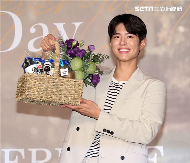 南韓演員朴寶劍三度舉辦台灣見面會，要陪伴所有粉絲共度一個難忘的「Good Day」。（記者邱榮吉/攝影）