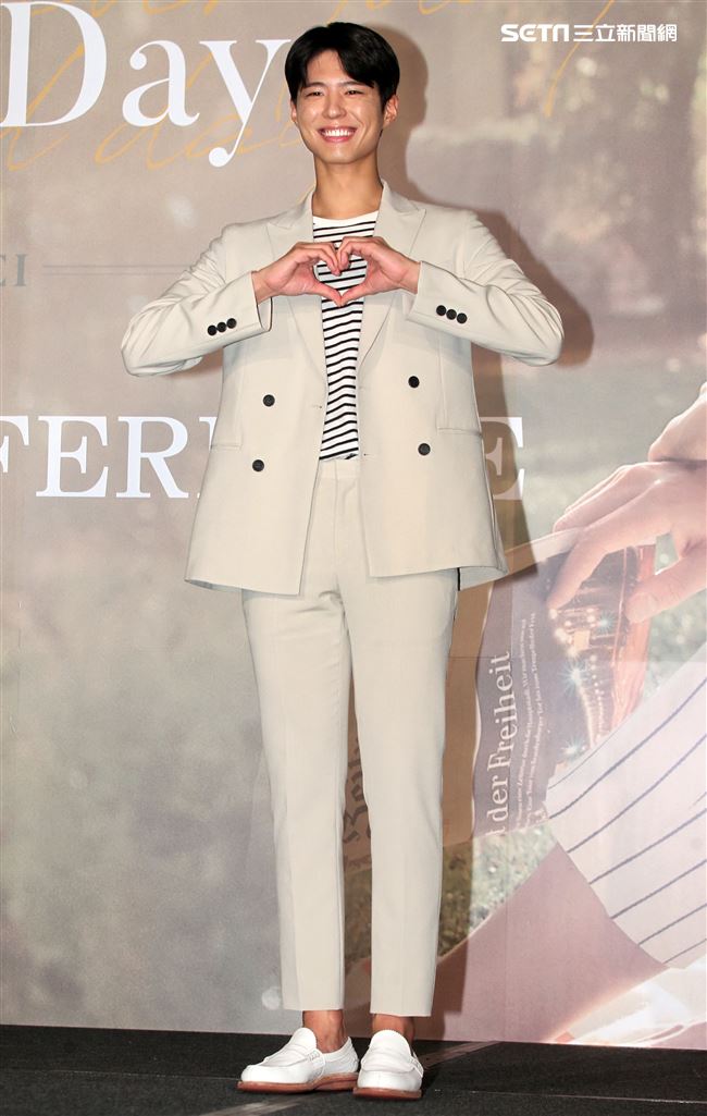 南韓演員朴寶劍三度舉辦台灣見面會，要陪伴所有粉絲共度一個難忘的「Good Day」。（記者邱榮吉/攝影）