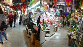 祭祖方式改變　清明檔期台北花市空蕩蕩清明節本是花卉銷售重要檔期，但台北花市攤商5日說，納骨塔普及後，花市已沒什麼人買花，空蕩蕩很多年。（台北花市攤商提供）中央社記者楊淑閔傳真　108年4月5日