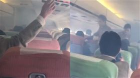 遠航飛新潟航班「陷濃煙」　日客：一片混亂（圖／翻攝自推特）