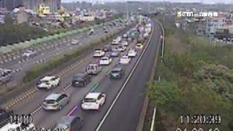 北返車潮現！9地雷路段恐塞到半夜