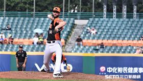 統一獅投手羅里奇。（圖／記者王怡翔攝影）