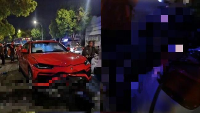 藍寶堅尼撞電動車…騎士噴飛插車窗亡
