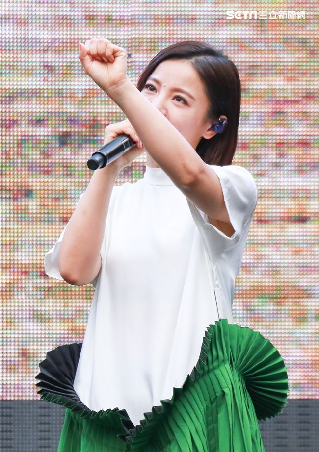 NONSTOP春日音樂祭表演嘉賓丁噹。（記者林士傑/攝影）