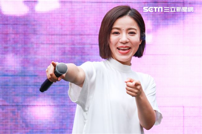 NONSTOP春日音樂祭表演嘉賓丁噹。（記者林士傑/攝影）