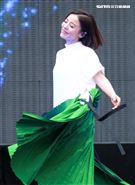 NONSTOP春日音樂祭表演嘉賓丁噹。（記者林士傑/攝影）