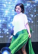 NONSTOP春日音樂祭表演嘉賓丁噹。（記者林士傑/攝影）