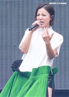 NONSTOP春日音樂祭表演嘉賓丁噹。（記者林士傑/攝影）