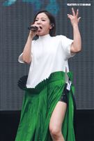 NONSTOP春日音樂祭表演嘉賓丁噹。（記者林士傑/攝影）