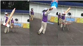 拔菜短劇嗆炸總統府　影片曝光網笑噴