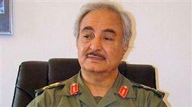 利比亞軍事強人哈夫塔（Khalifa Haftar）。（圖／翻攝自維基百科）