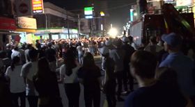 大甲媽,出巡,繞境,民生地下道,警察,記者,衝突,三民路 圖／翻攝自YouTube