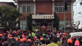 白沙屯媽祖進駐台中市警局烏日分局龍井分駐所（圖／翻攝自臉書）