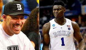 籃球／認真？球爸：我兒子比威廉森強
NBA,洛杉磯湖人,LiAngelo Ball,Zion Williamson
翻攝自推特