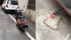 只有我能停！鄰居柏油路「落釘+上水泥」鎖車霸位　她氣炸報警...結局無解（圖／爆廢公社）