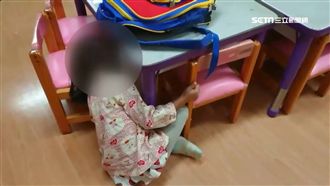 虐童！怕被幼園師打　女童嚇躲桌底